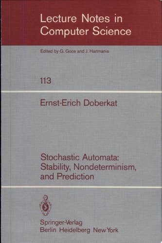 Stochastic Automata: Stability, Nondeterminism and Prediction