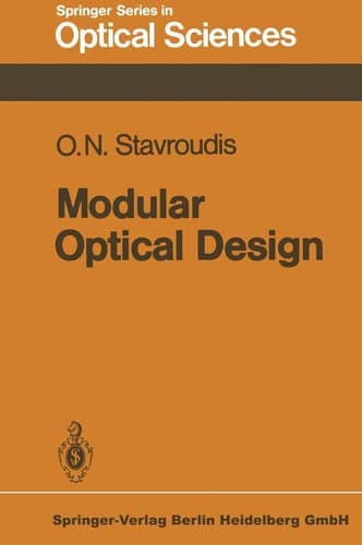 Modular Optical Design (Springer Series in Optical Sciences)