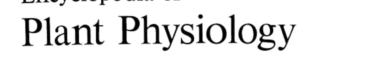 Plant Carbohydrates II Extracellular Carbohydrates