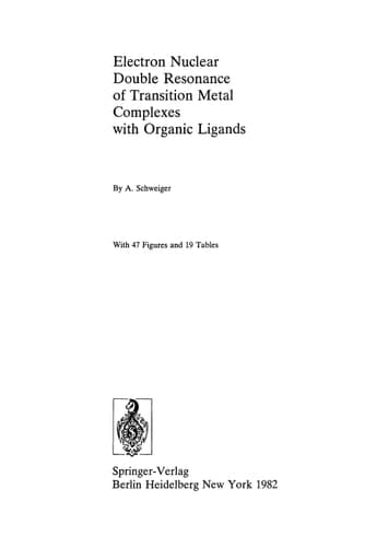 Electron Nuclear Double Resonance of Transition Metal Complexes with Organic Ligands
