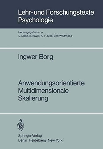 Anwendungsorientierte Multidimensionale Skalierung