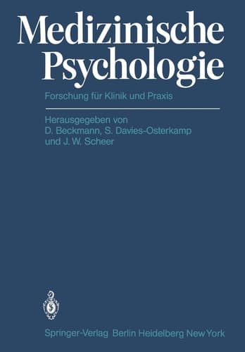 Medizinische Psychologie Forschung für Klinik und Praxis