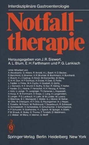 Notfalltherapie konservative und operative Therapie gastrointestinaler Notfälle