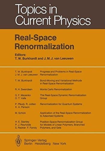 Real-Space Renormalization (Topics in Current Physics)