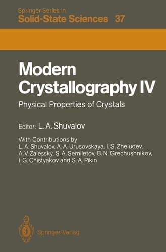 Modern Crystallography