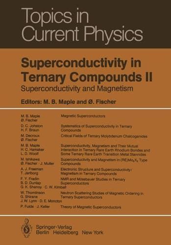 Superconductivity in Ternary Compounds II Superconductivity and Magnetism