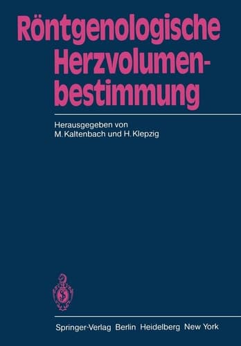 Röntgenologische Herzvolumenbestimmung