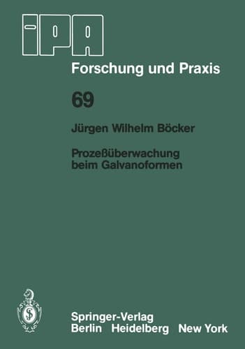 Prozeßüberwachung beim Galvanoformen