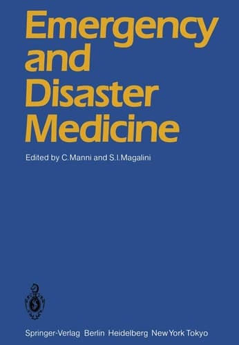 Emergency and Disaster Medicine Proceedings of the Third World Congress Rome, May 24–27, 1983