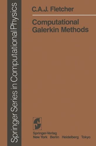 Computational Galerkin Methods (Scientific Computation)