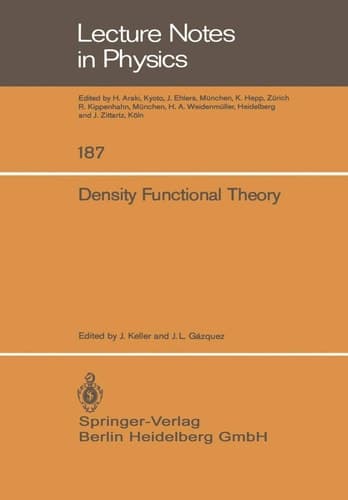 Density Functional Theory (Lecture Notes in Physics, 187)