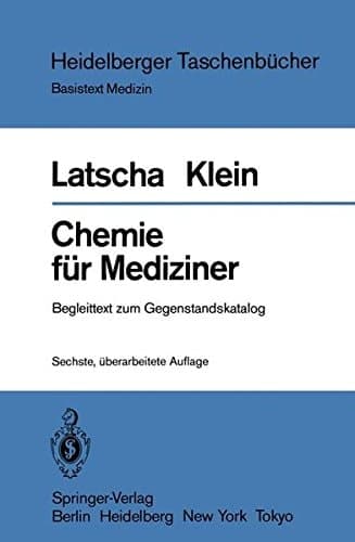 Chemie für Mediziner Begleittext zum Gegenstandskatalog für die Fächer der Ärztlichen Vorprüfung