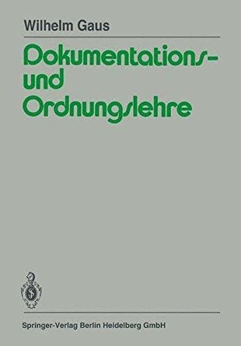 Dokumentations- und Ordnungslehre Lehrbuch für die Theorie und Praxis des Information Retrieval