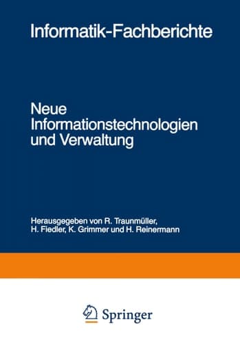 Neue Informationstechnologien und Verwaltung Fachtagung 14.–16. September 1983