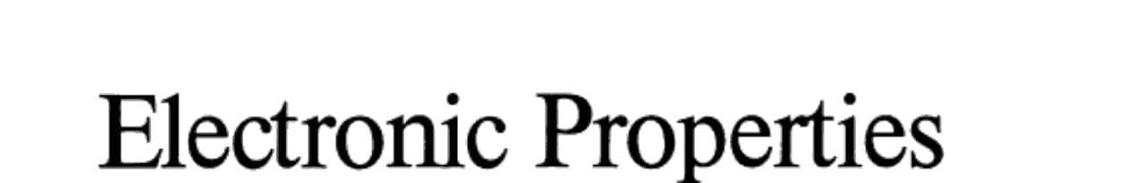 Electronic Properties of Doped Semiconductors