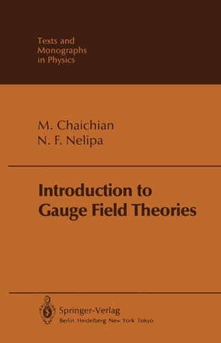 Introduction to Gauge Field Theories (Theoretical and Mathematical Physics)