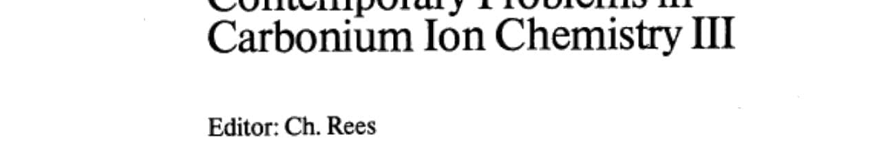 Contemporary Problems in Carbonium Ion Chemistry III Arenium Ions - Structure and Reactivity