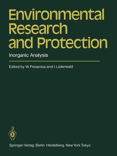 Environmental Research and Protection Inorganic Analysis
