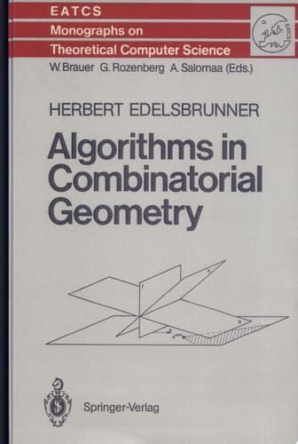 Algorithms in Combinatorial Geometry