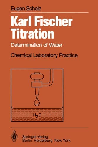 Karl Fischer Titration Determination of Water