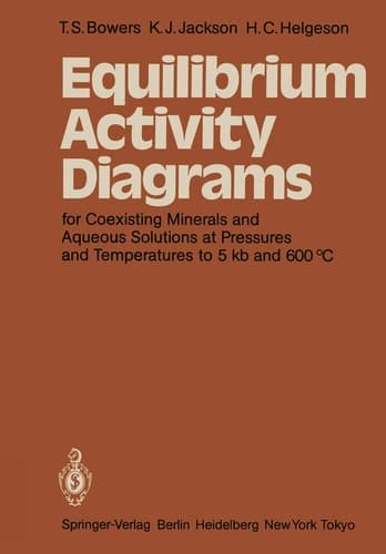Equilibrium Activity Diagrams For Coexisting Minerals and Aqueous Solutions at Pressures and Temperatures to 5 kb and 600 °C