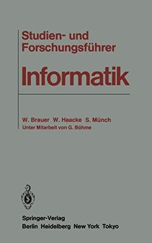 Studien- und Forschungsführer Informatik
