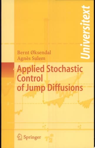 Applied Stochastic Control of Jump Diffusions