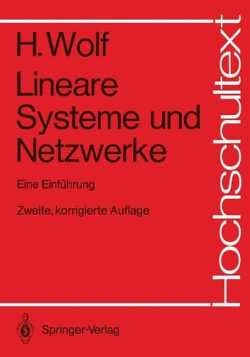 Lineare Systeme und Netzwerke Eine Einführung
