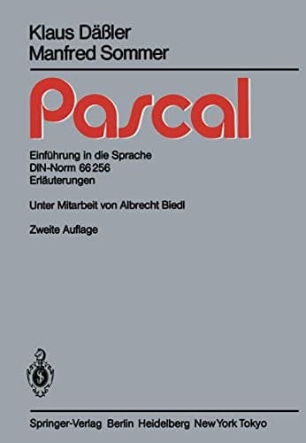 Pascal Einführung in die Sprache DIN-Norm 66256 Erläuterungen
