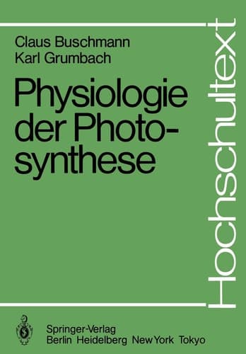 Physiologie der Photosynthese