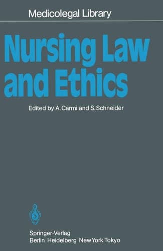 Nursing Law and Ethics (Medicolegal Library, 4)