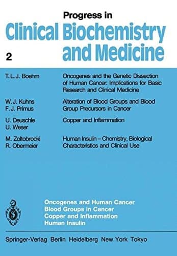 Oncogenes and Human Cancer Blood Groups in Cancer Copper and Inflammation Human Insulin
