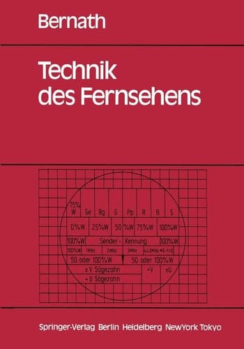 Technik des Fernsehens Aufnahme, Wiedergabe, Speicherung, Übertragung, Empfang, Meßtechnik, Qualitätskriterien