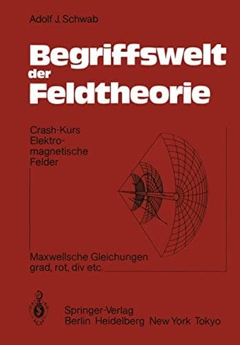 Begriffswelt der Feldtheorie Crash-Kurs Elektromagnetische Felder Maxwellsche Gleichungen; grad, rot, div etc.