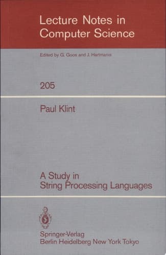 A Study in String Processing Languages