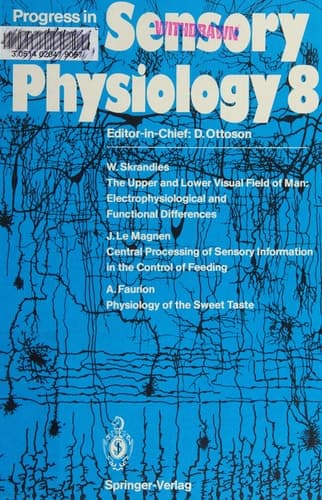 Progress in Sensory Physiology