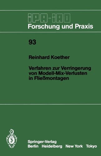 Verfahren zur Verringerung von Modell-Mix-Verlusten in Fließmontagen