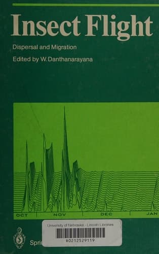 Insect Flight: Dispersal and Migration (Proceedings in Life Sciences)