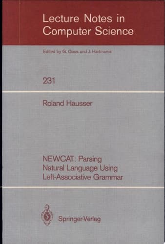 NEWCAT: Parsing Natural Language Using Left-Associative Grammar