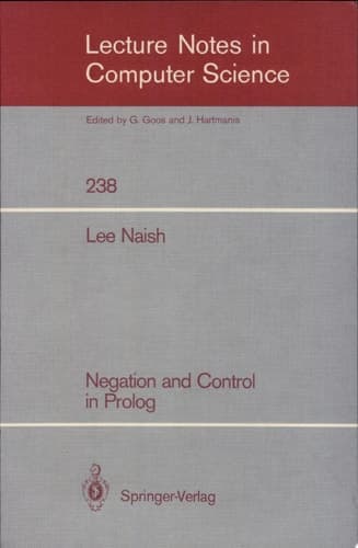 Negation and Control in Prolog
