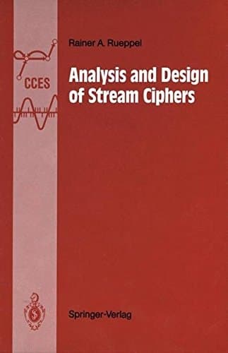 Analysis and Design of Stream Ciphers (Communications and Control Engineering)