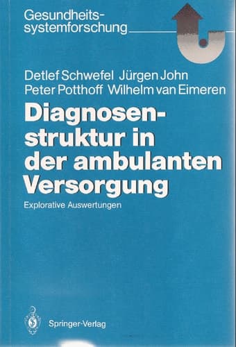 Diagnosenstruktur in der ambulanten Versorgung Explorative Auswertungen