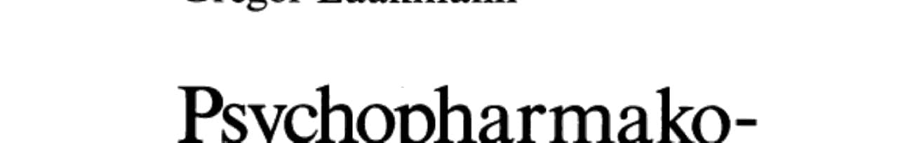 Psychopharmakoendokrinologie und Depressionsforschung