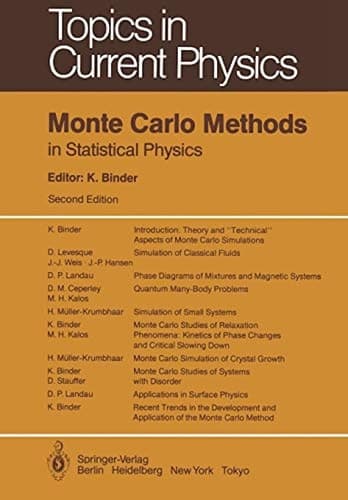 Applications of the Monte Carlo Method in Statistical Physics (Topics in Current Physics, 36)