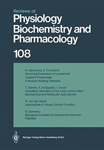 Reviews of Physiology, Biochemistry and Pharmacology