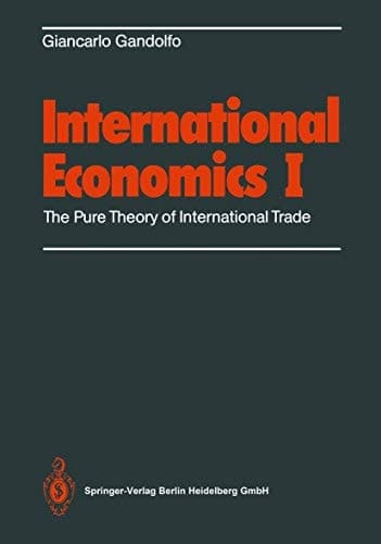 International Economics I The Pure Theory of International Trade
