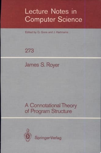 A Connotational Theory of Program Structure