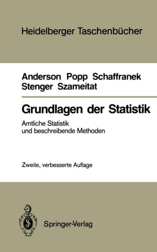 Grundlagen der Statistik Amtliche Statistik und beschreibende Methoden