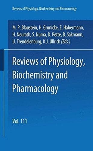 Reviews of Physiology, Biochemistry and Pharmacology 111