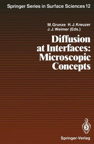 Diffusion at Interfaces: Microscopic Concepts: Proceedings of a Workshop, Campobello Island, Canada, August 18–22, 1987 (Springer Series in Surface Sciences)